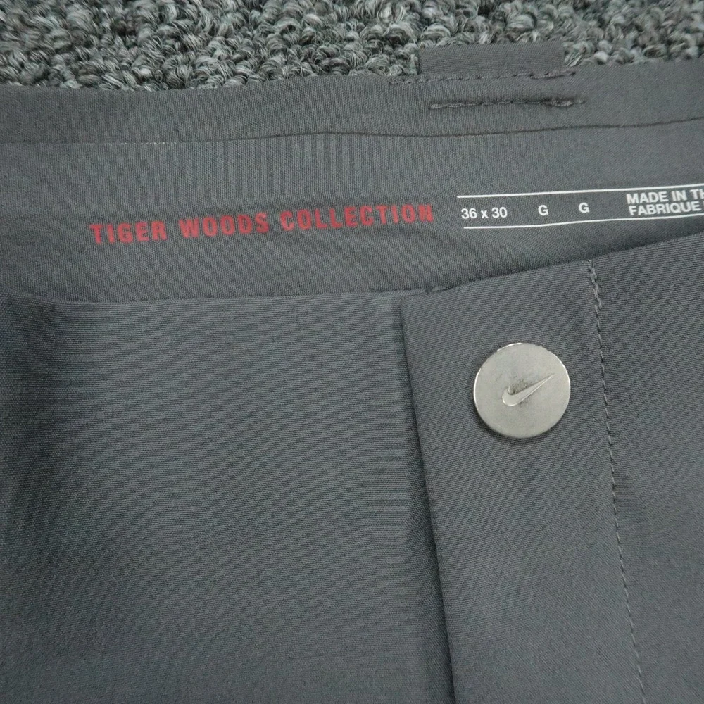 Nike Pants Mens 36x30 Gray Tiger Woods Collection Adaptive Fit Golf Stretch